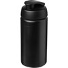 Baseline® Plus grip 500 ml flip lid juomapullo Solid Black