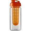 H2O Active Octave Tritan™ 600 ml juomapullo infuserilla Transparent / Orange