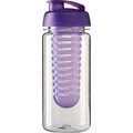 H2O Active Octave Tritan™ 600 ml juomapullo infuserilla Transparent / Purple