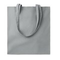 Cottonel Colour+ pitkäkahvainen kangaskassi (140gr/m2) Grey