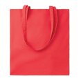 Cottonel Colour+ pitkäkahvainen kangaskassi (140gr/m2) Red
