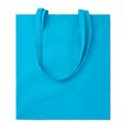 Cottonel Colour+ pitkäkahvainen kangaskassi (140gr/m2) Turquoise