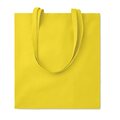 Cottonel Colour+ pitkäkahvainen kangaskassi (140gr/m2) Yellow