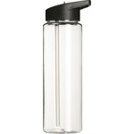 H2O Active Vibe 850 ml juomapullo Transparent / Solid Black