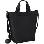 BagBase Canvas olkakassi Black