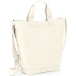 BagBase Canvas olkakassi Natural