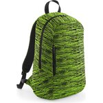 BagBase Duo Knit selkäreppu Electric Yellow / Black