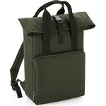 BagBase Twin Handle Roll-Top selkäreppu Olive Green