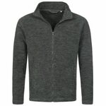 Stedman Active melange fleece takki Anthra Melange