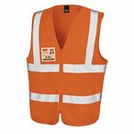 Result Core heijastava turvaliivi vetoketjulla Oranssi