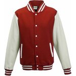 Just Hoods by AWDis Varsity collegetakki Fire Red / White