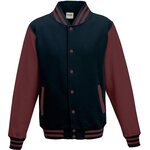 Just Hoods by AWDis Varsity collegetakki Oxford Navy / Burgundy