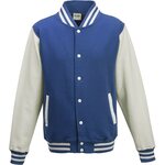 Just Hoods by AWDis Varsity collegetakki Royal Blue / Arctic White