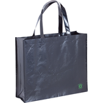 Flubber laminoitu non-woven kuitukangaskassi Black
