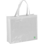 Flubber laminoitu non-woven kuitukangaskassi White