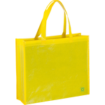 Flubber laminoitu non-woven kuitukangaskassi Yellow