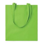 Cottonel Colour++ pitkäkahvainen kangaskassi (180 gr/m²) Lime