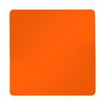 Daken neliö jääkaappimagneetti Orange