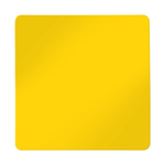 Daken neliö jääkaappimagneetti Yellow