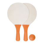 Rantatennis mailasetti wood Orange