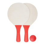 Rantatennis mailasetti wood Red