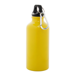 Alumiini juomapullo carabinillä 400ml Yellow
