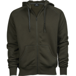 TeeJays Fashion Full Zip Huppari Dark Olive