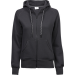 TeeJays naisten Fashion Full Zip Huppari Dark Grey