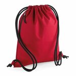 BagBase Ekologinen jumppapussi omalla painatuksella Classic red