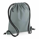 BagBase Ekologinen jumppapussi omalla painatuksella Pure grey