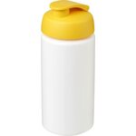 Baseline® Plus grip 500 ml flip lid juomapullo White/Yellow
