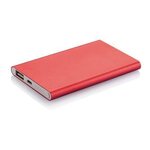 XD 4.000 mAh ohut varavirtalähde Punainen
