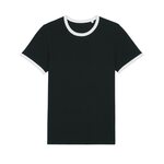 Stanley/Stella Ringer t-paita Black/White