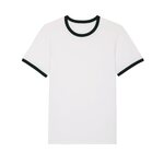 Stanley/Stella Ringer t-paita White/Black