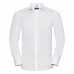 Russel LS Ultimate Stretch kauluspaita White