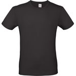 B&C #E150 T-paita Black