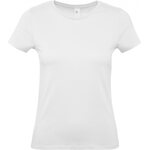 B&C #E150 T-paita White