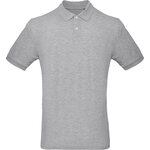 B&C Inspire pikee Heather Grey