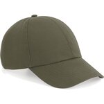 Beechfield organic cotton 6 panel cap Olive Green