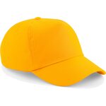 Beechfield original 5 panel cap Gold