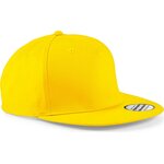 Beechfield 5 panel snapback rapper cap Yellow