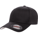 Flexfit Fitted Baseball Cap Black