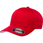 Flexfit Fitted Baseball Cap Red
