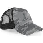Beechfield Camo Snapback Trucker Arctic camo
