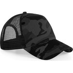 Beechfield Camo Snapback Trucker Midnight camo