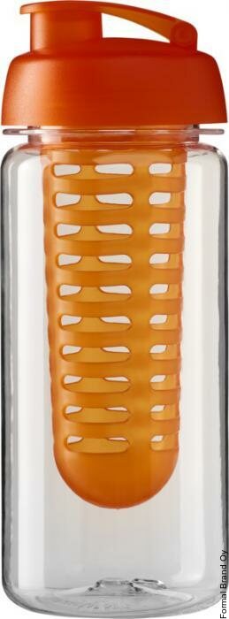 H2O Active Octave Tritan™ 600 ml juomapullo infuserilla Transparent / Orange