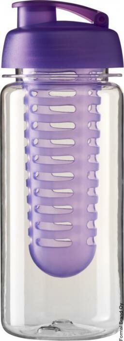 H2O Active Octave Tritan™ 600 ml juomapullo infuserilla Transparent / Purple