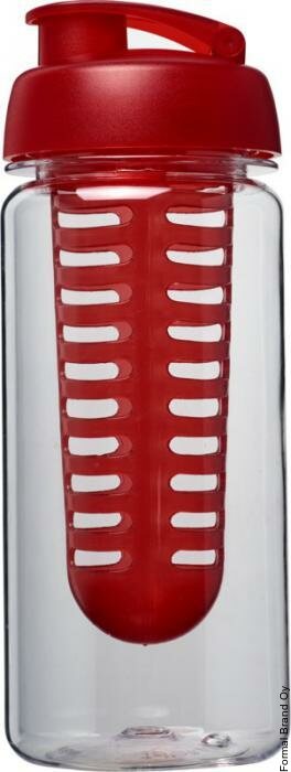 H2O Active Octave Tritan™ 600 ml juomapullo infuserilla Transparent / Red