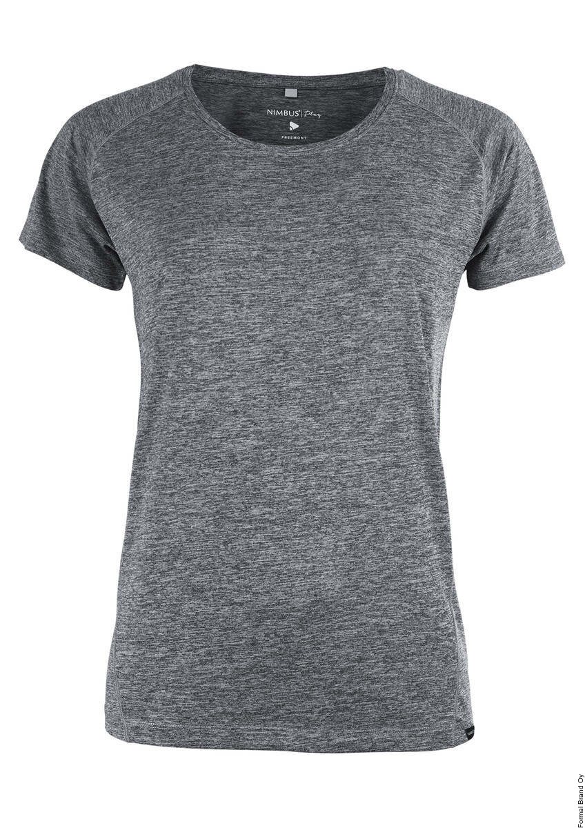 Nimbus Freemont PLAY naisten tekninen t-paita Grey melange