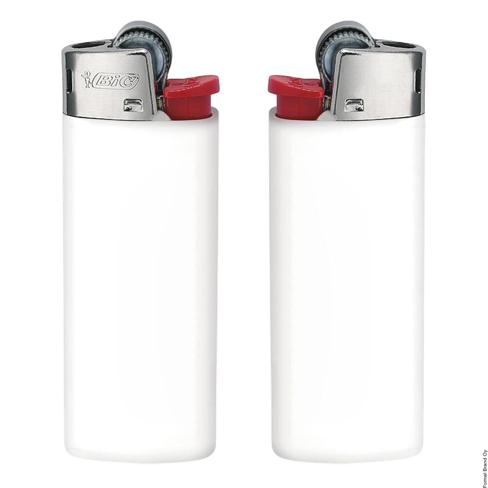 Bic graphic J25 Standard mainossytkäri Opaque White Body, White Base, Red Fork